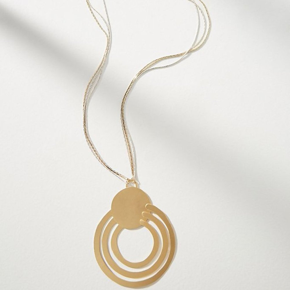 Anthropologie Solar Orbit Necklace